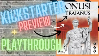 Talking Cardboard Plays ONUS! Traianus Solo System Demo