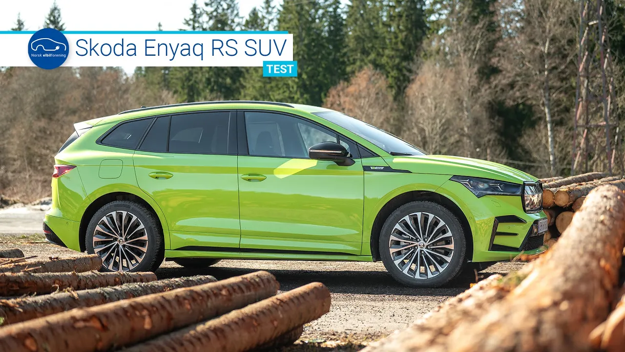 Test av Skoda Enyaq RS SUV - fortsatt en gubberacer?