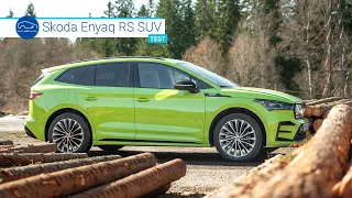 Test av Skoda Enyaq RS SUV - fortsatt en gubberacer?