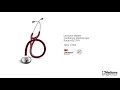3M™ Littmann® Master Kardiologinen Stetoskooppi , Viininpunainen, 1/pakk, 2163 video