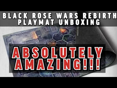 Unboxing - AMAZING!! Playmat - Black Rose Wars Rebirth