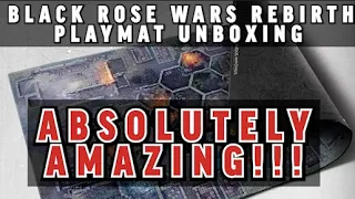 Unboxing - AMAZING!! Playmat - Black Rose Wars Rebirth