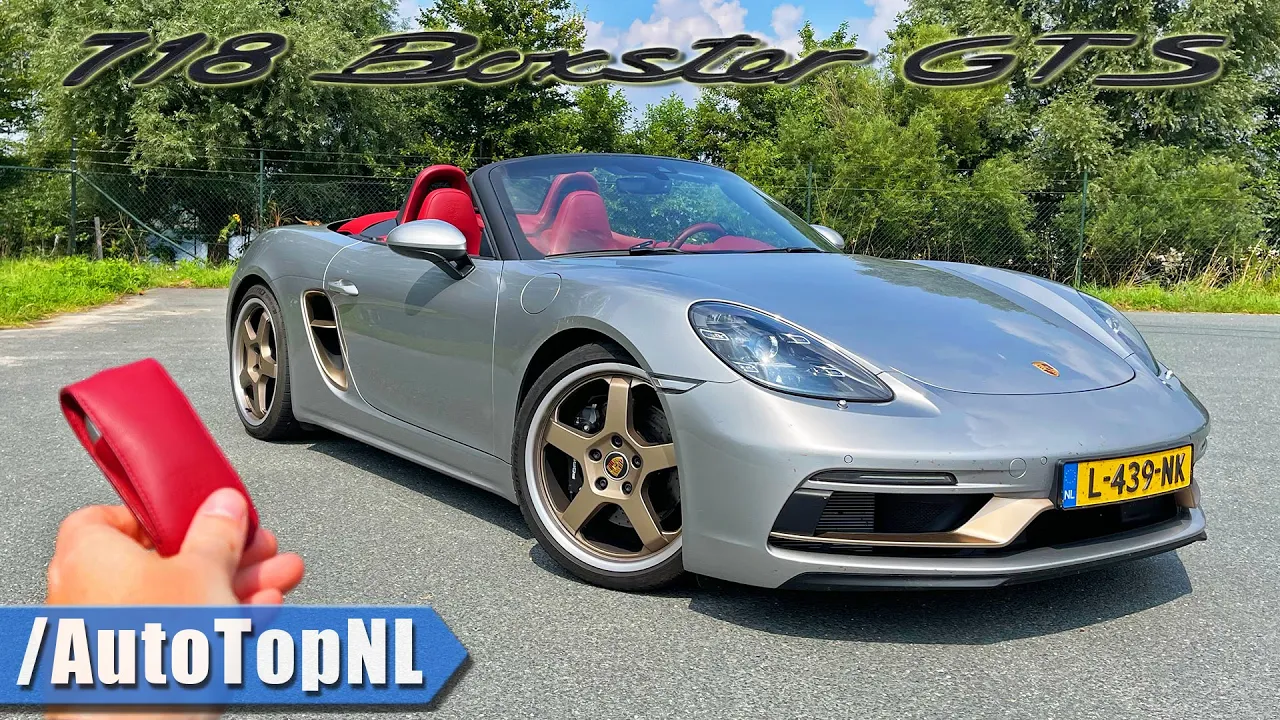 Porsche 718 Boxster GTS 4.0 PDK | REVIEW on AUTOBAHN [NO SPEED LIMIT] by AutoTopNL
