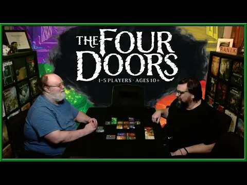 The Four Doors Board Game Playthrough From @HappyCamperGames