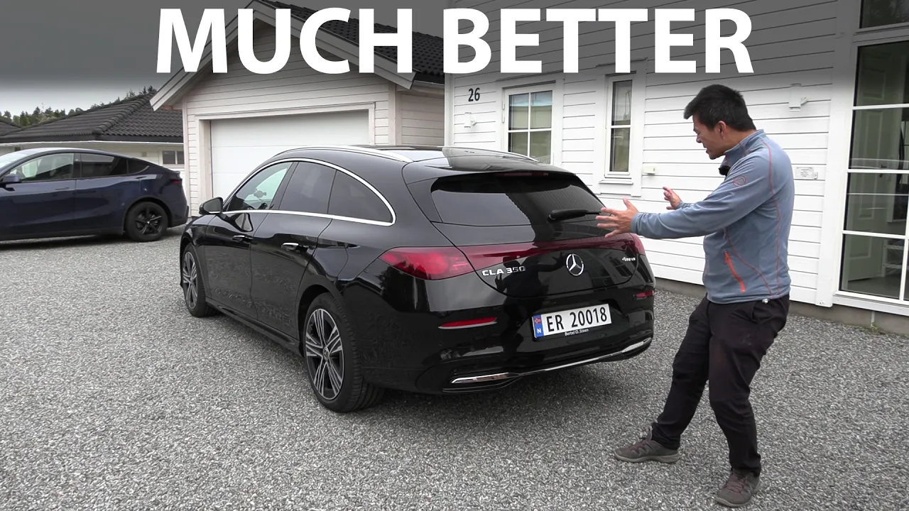 Mercedes CLA 350 4Matic Shooting Brake banana box test