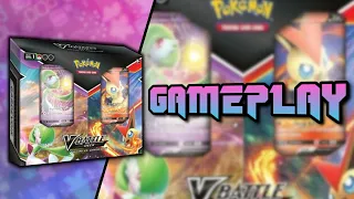Pokémon V Battle Decks Gardevoir V vs Victini V Gameplay