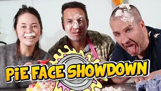 Kelly & Carly Vlogs :PIE FACE SHOWDOWN w/Donut The Dog&Baby Max