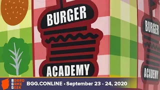 Burger Academy — game preview at BGG CONLINE September 2020