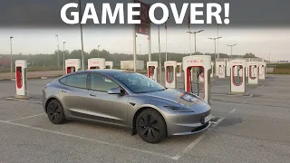 Tesla Model 3 LR RWD Highland 1000 km challenge