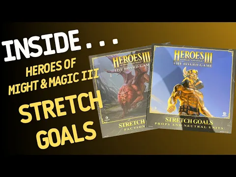 Inside…Heroes of Might and Magic III The Board Game Stretch Goals (4K 60fps)