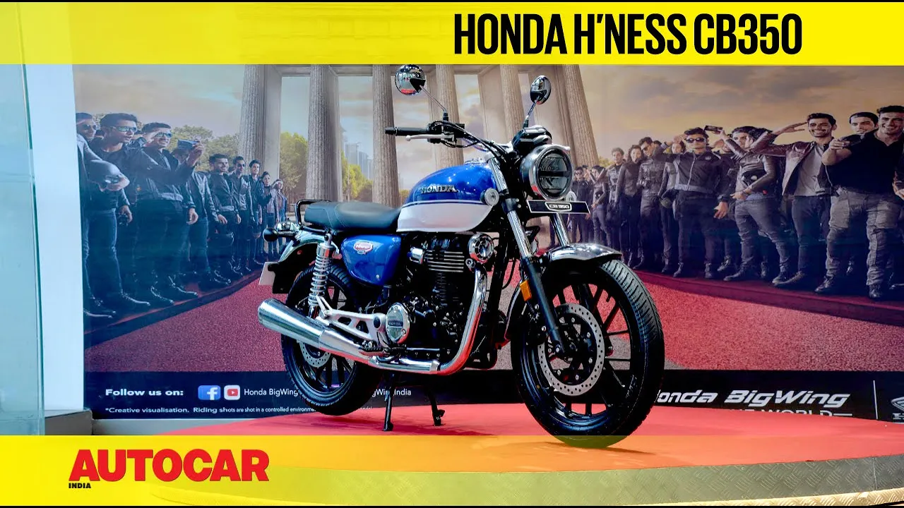 Honda H'ness CB350 - Sound, features, seat comfort and more | First Look | Autocar India