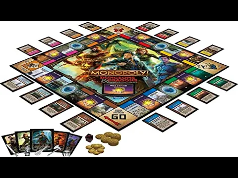 Unboxing Dungeons And Dragons Honor among thieves Monopoly
