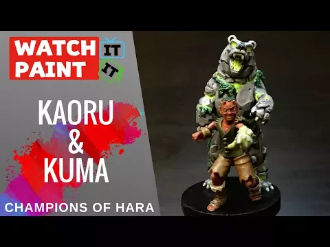 Champions of Hara - Painting Kaoru & Kuma