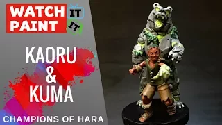 Champions of Hara - Painting Kaoru & Kuma