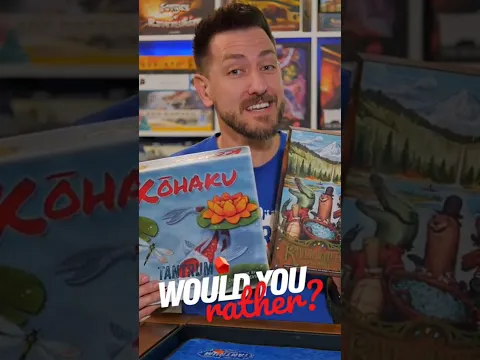Kohaku vs River Valley Glassworks. Which would you rather play? #boardgames #familygames #shorts