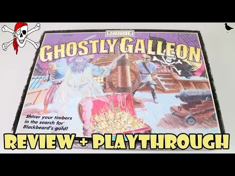 Ghostly Galleon Board Game Full Playthrough & Review | Board Game Night