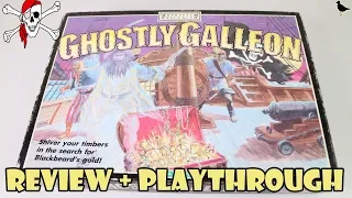 Ghostly Galleon Board Game Full Playthrough & Review | Board Game Night