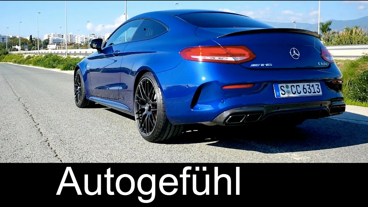 Mercedes AMG C63S Coupé FULL REVIEW V8 510 hp SOUND & RACETRACK test driven