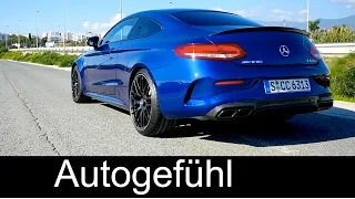 Mercedes AMG C63S Coupé FULL REVIEW V8 510 hp SOUND & RACETRACK test driven