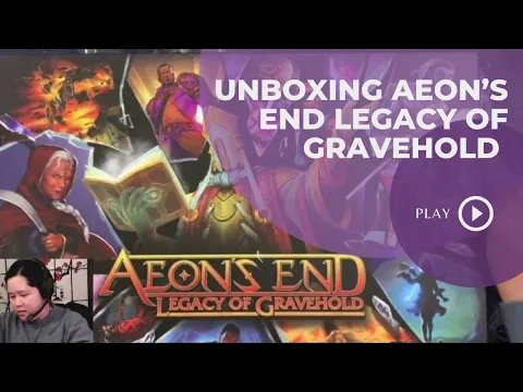 Aeon's End Legacy of Gravehold Board Game Unboxing | Danicha