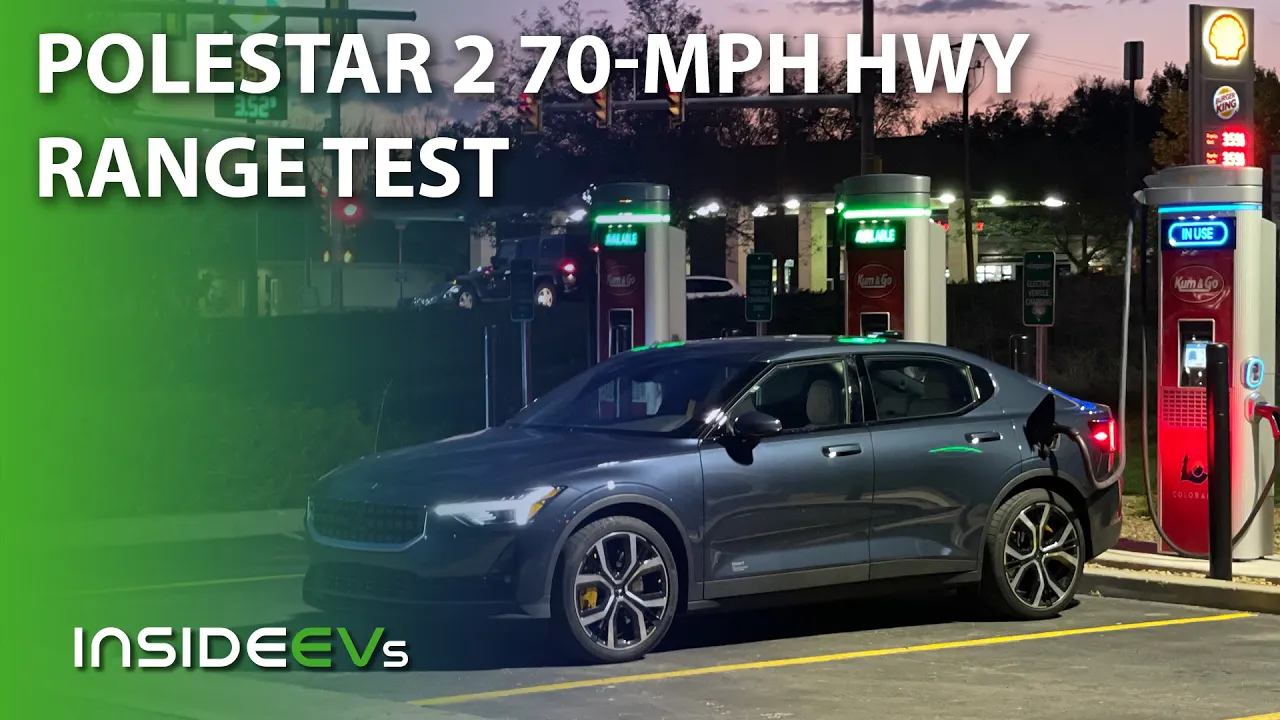 2021 Polestar 2 Performance Pack: InsideEVs 70 MPH Range Test