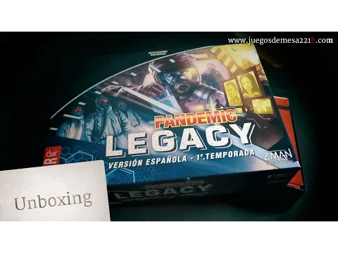 Pandemic Legacy: Unboxing (español)