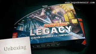 Pandemic Legacy: Unboxing (español)