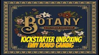 Botany Board Game Kickstarter Unboxing