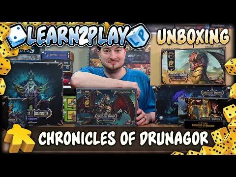 Learn to Play Presents: Chronicles of Drunagor Unboxing