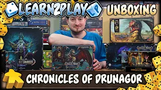 Learn to Play Presents: Chronicles of Drunagor Unboxing