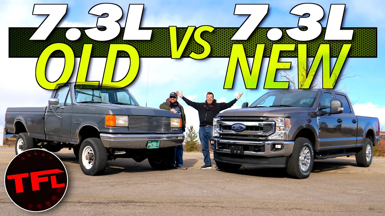 What's Your Favorite Ford 7.3L Truck? We Compare One of The Oldest 7.3L Ford Trucks to The Newest!