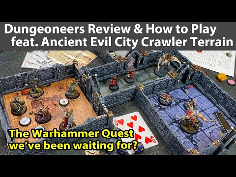 Dungeoneers Review & How to Play feat. Ancient Evil City Crawler Terrain