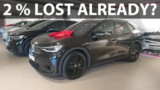 VW ID4 GTX battery capacity test when brand new