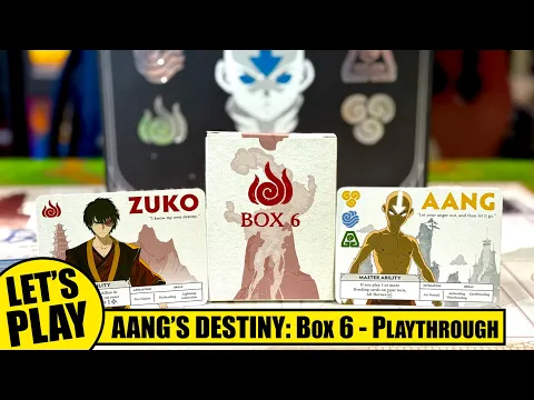 AVATAR the LAST AIRBENDER: AANG's DESTINY Deck Building Game Playthrough Box 6 | The OP