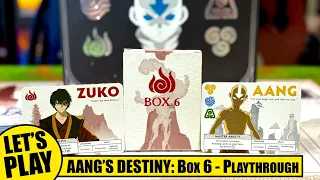 AVATAR the LAST AIRBENDER: AANG's DESTINY Deck Building Game Playthrough Box 6 | The OP