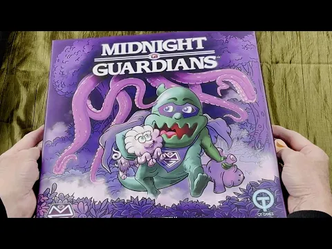 Midnight Guardians Board Game Unboxing and comments