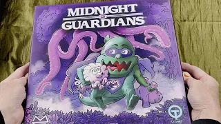 Midnight Guardians Board Game Unboxing and comments