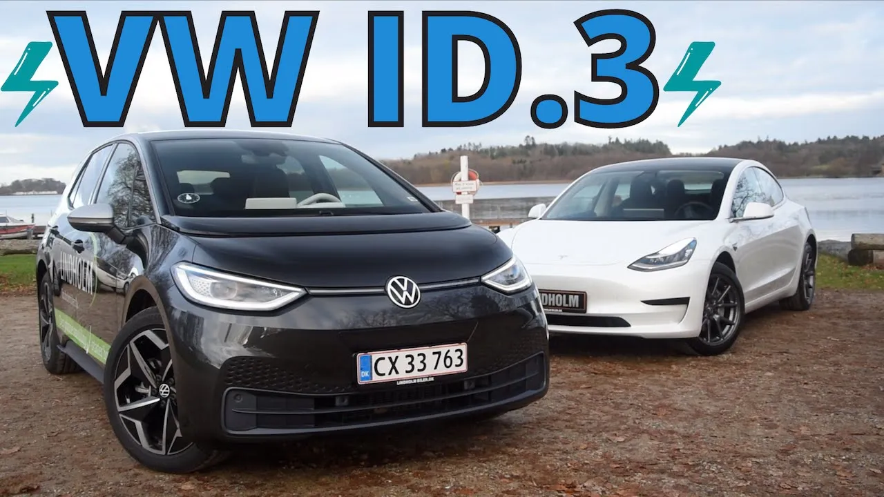Kan VW ID.3 bide skeer med Tesla Model 3? VW ID.3 TEST