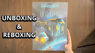 Gaia Project: The Lost Fleet - Board Game Expansion Unboxing & Reboxing - What's in the Box?