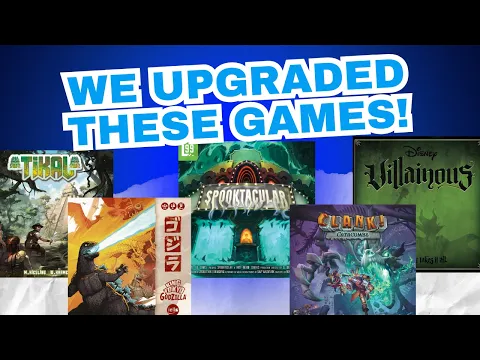 Board Game Upgrades - Tikal, Spooktacular, King of Tokyo and more!