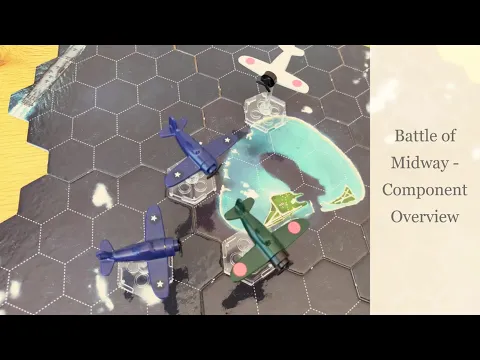 Battle of Midway (Cobi Toys/Bored Games) - Component Overview - Diagonal Move