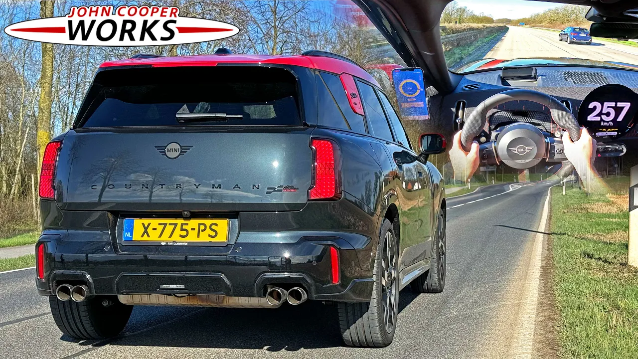 2024 MINI COUNTRYMAN JCW | 0-250 ACCELERATION TOP SPEED & SOUND