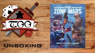 Zone Wars: Robots & Psionics Board Game Unboxing