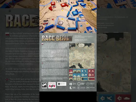 Race to Berlin Second Edition | Quick Board Game Wargame Review #boardgame #boardgames
