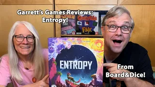 Build planets and stars, then grow life! Garrett's Games Reviews Entropy from Board&Dice.