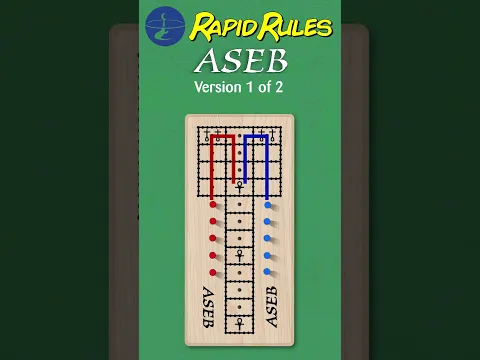 The ancient Egyptian game Aseb - How to play Version 1 (of 2)