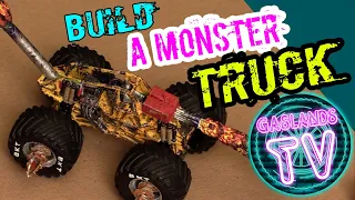 Gaslands Monster Truck Flame Thrower and Fire! Miniature Hotweels Conversion