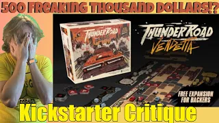 Thunder Road: Vendetta - Kickstarter Critique