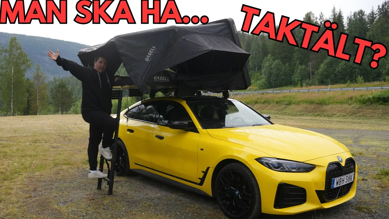BMW i4 M50 med taktält till elbilarnas vackra land (Norge)