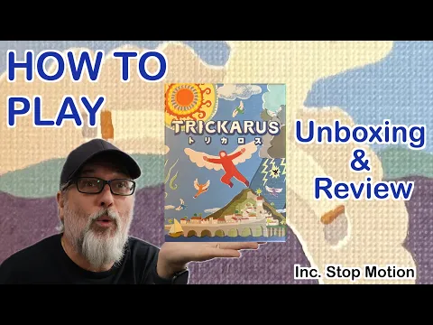 How to Play Trickarus - an awesome Trick-Taking Game with a twist | Stop Motion Unboxing & Review